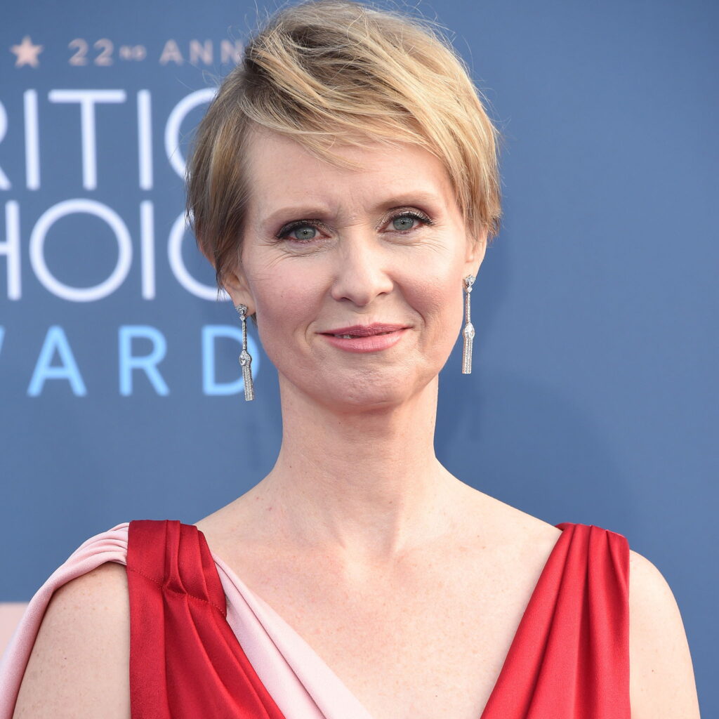 Cynthia Nixon in dress 